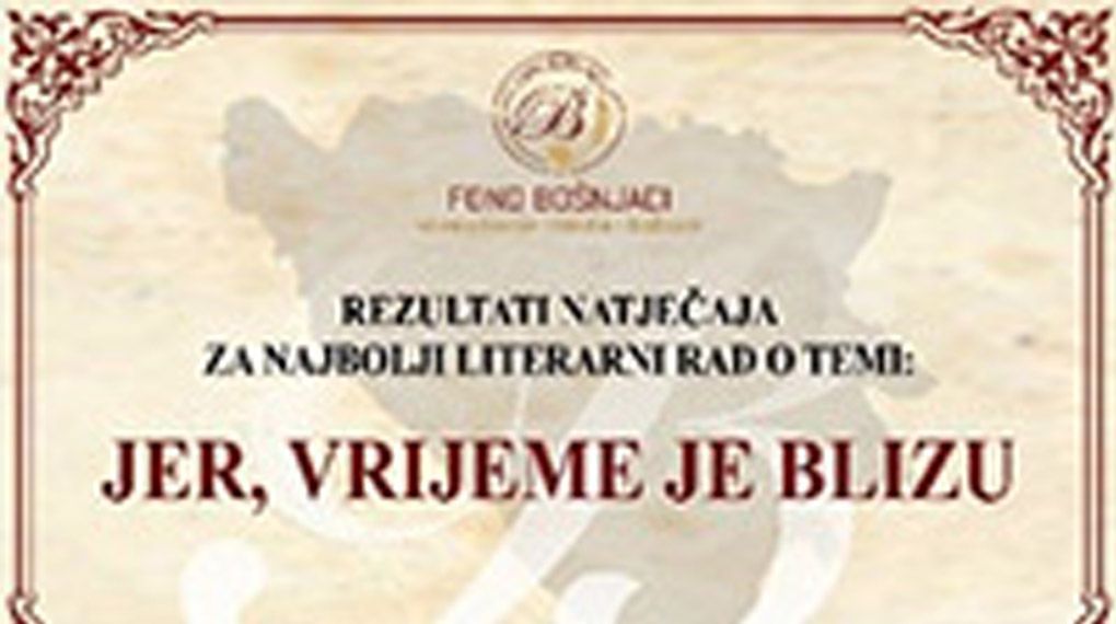 Rezultati natječaja za najbolji literarni rad