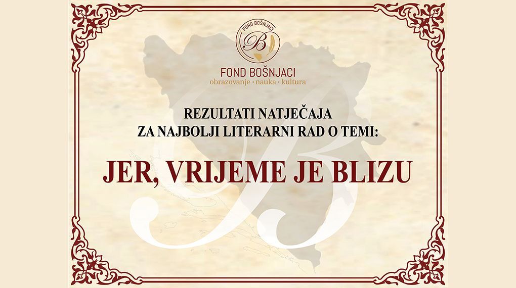https://fondbosnjaci.co.ba/Results of the competition for the best literary work
