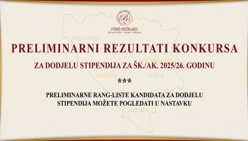 https://fondbosnjaci.co.ba/Preliminarni rezultati konkursa za dodjelu stipendija  za šk./ak. 2025/26. godinu