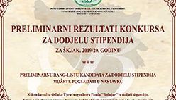 https://fondbosnjaci.co.ba/Preliminarni rezultati konkursa za dodjelu stipendija za šk./ak. 2019/20. godinu